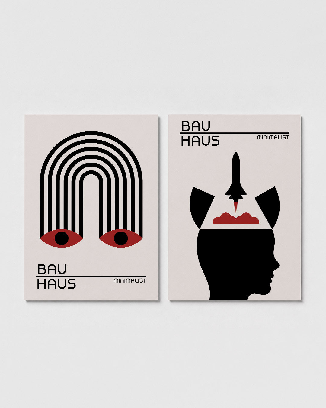 Lijnen en ogen Posterset
