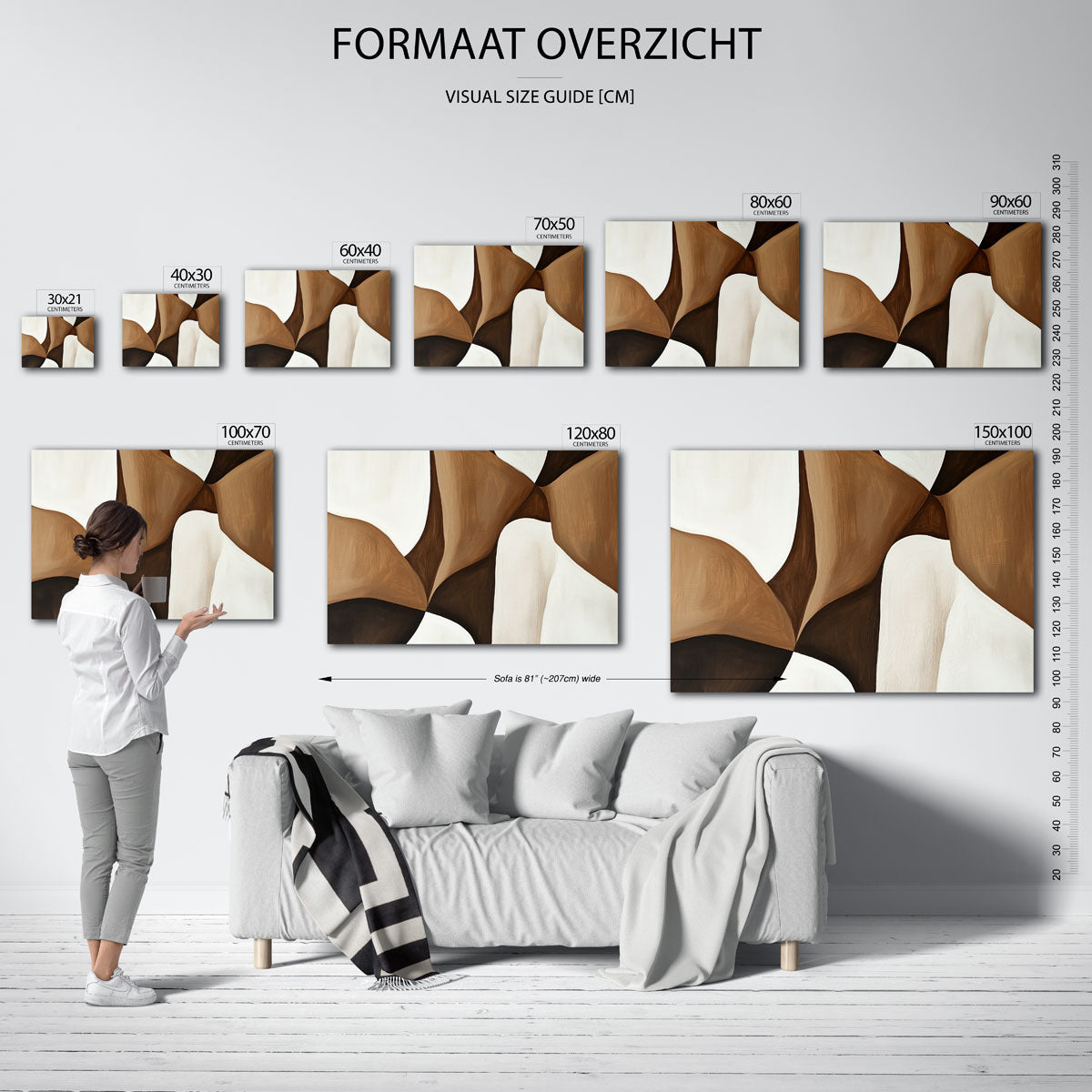 Abstracte vormen Poster