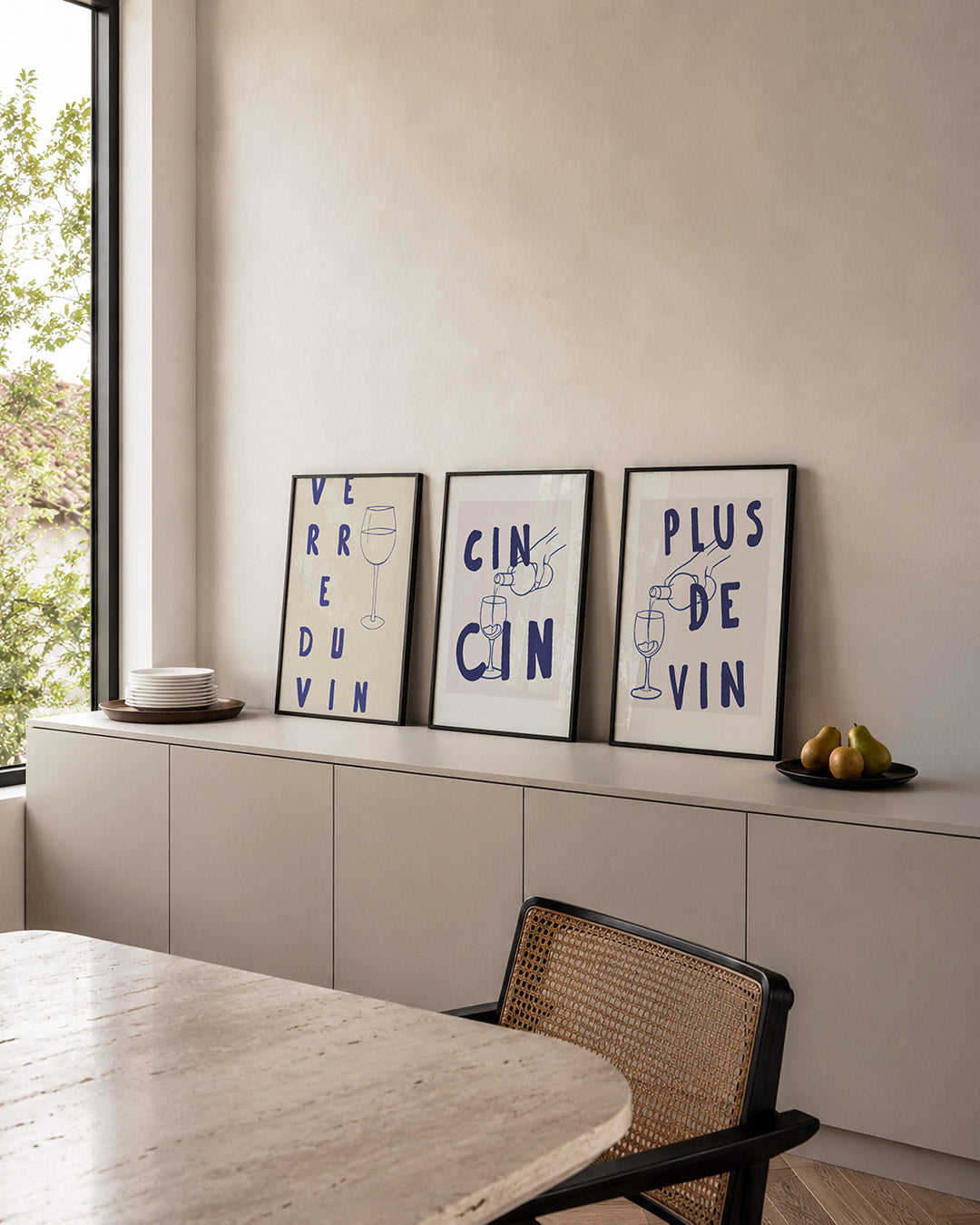 Lijnen en letters Posterset