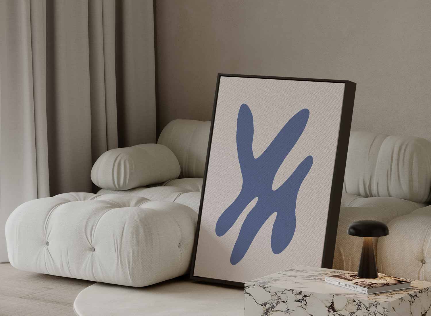 Dans van de Vormen Kunstwerk-canvas-dibond-plexiglas-wanddecoratie-WallArtistic