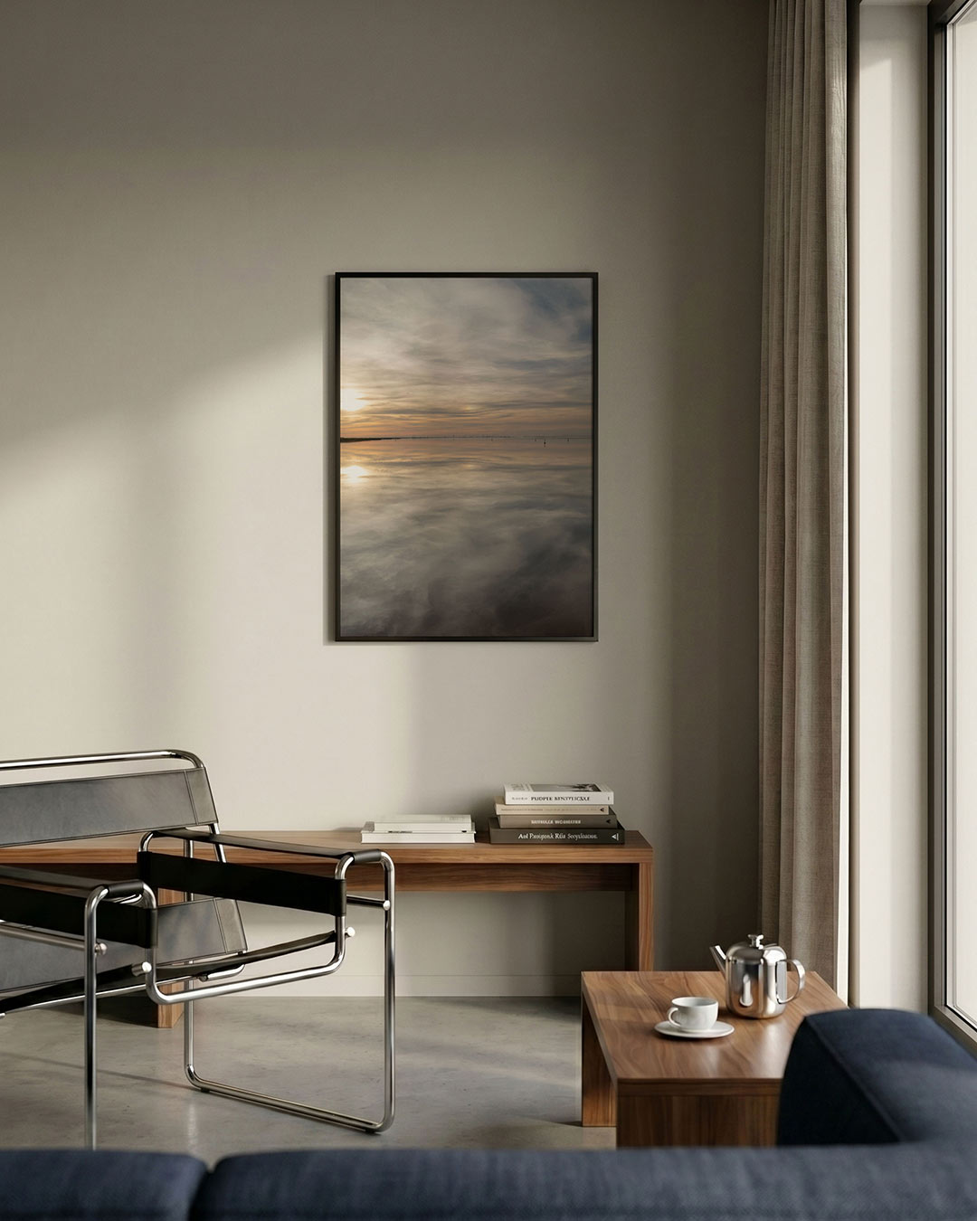 Rustige zonsondergang Poster