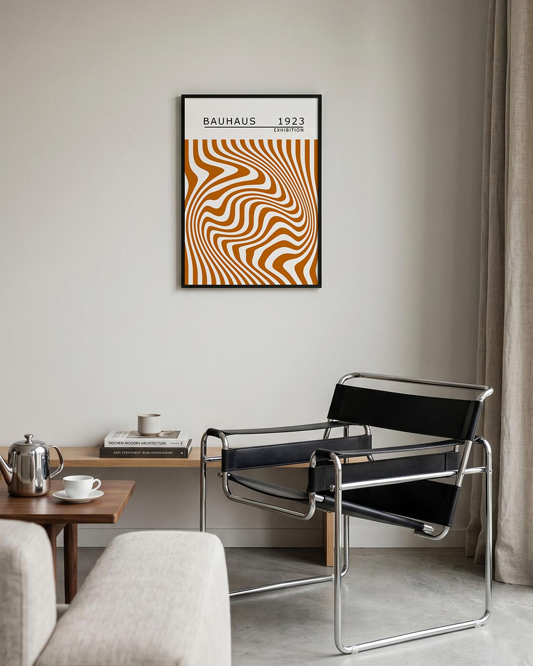 Golvend lijnenspel Poster