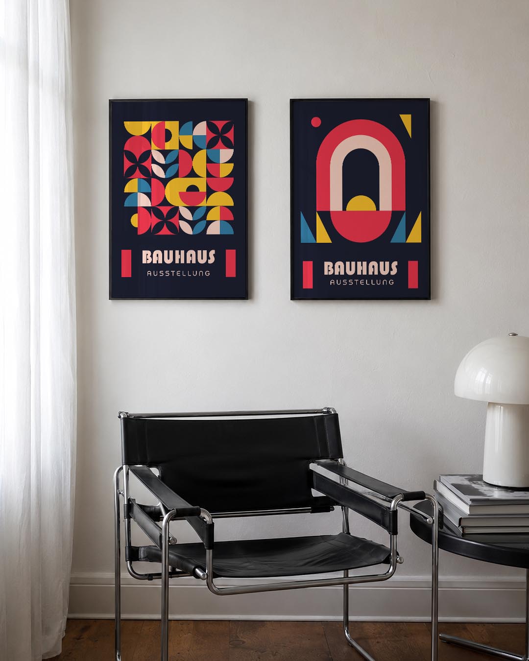 Vorm en kleurenspel Posterset