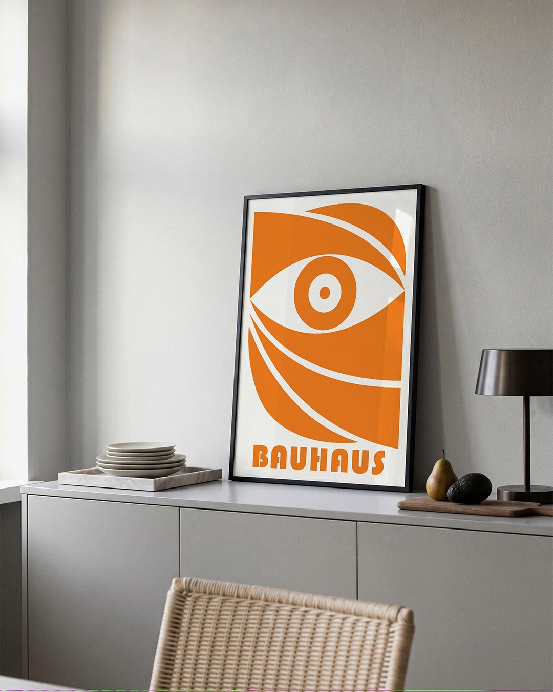 Oog en lijnen Poster