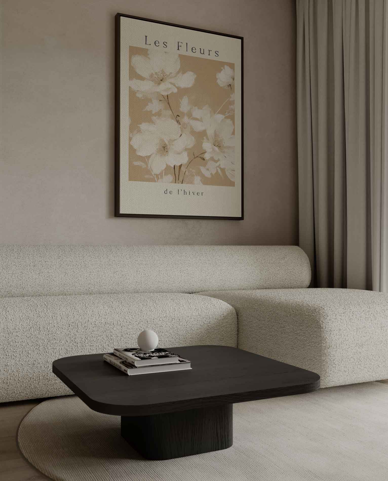 Les Fleurs de l'Hiver Kunstwerk-canvas-dibond-plexiglas-wanddecoratie-WallArtistic