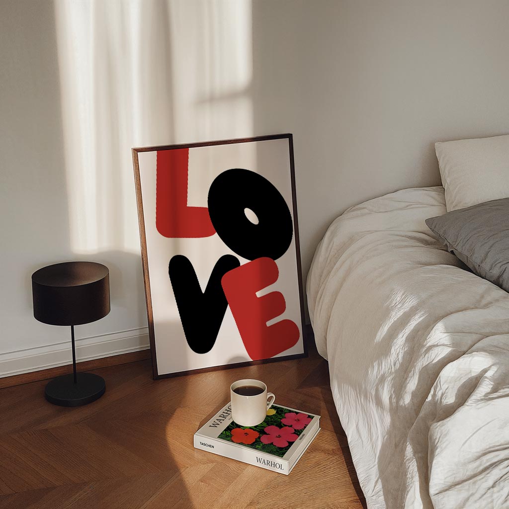 Love Grafische Poster-WallArtistic