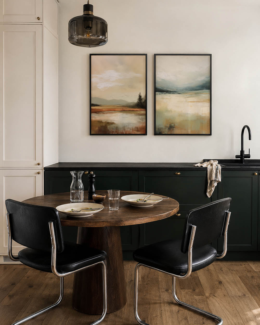 Landschap in lagen Posterset