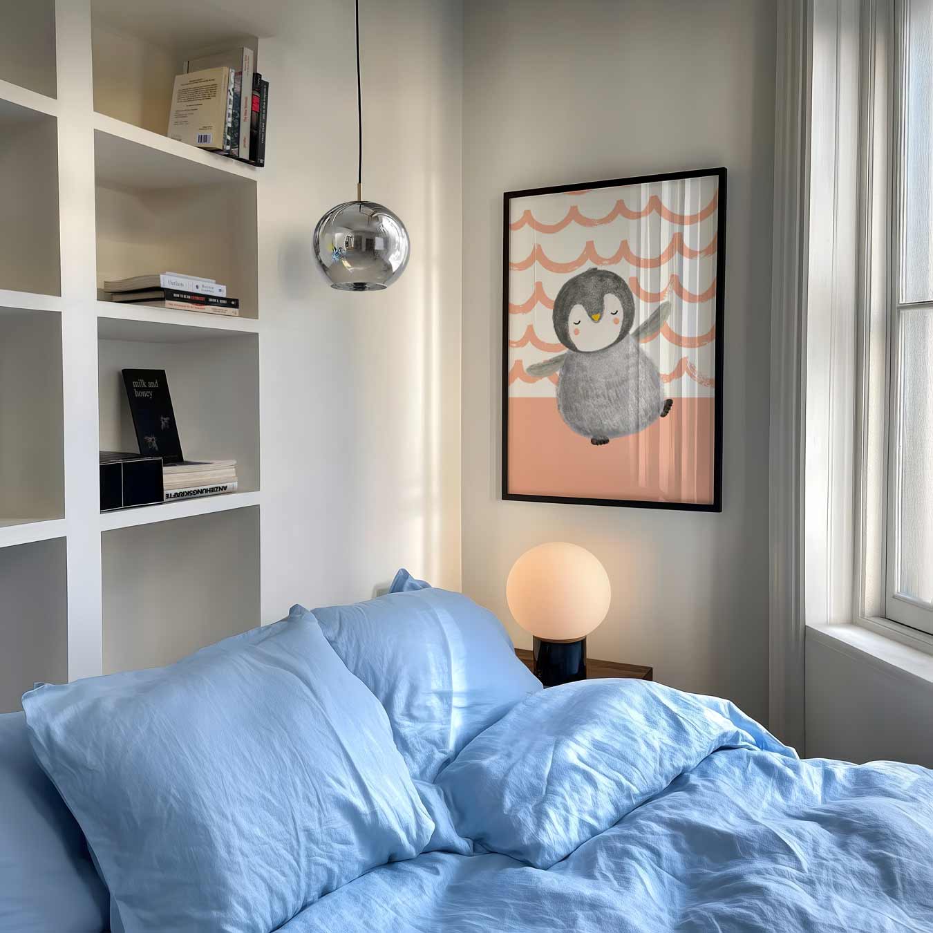 Schattige Pinguïn Kinderkamerposter-WallArtistic