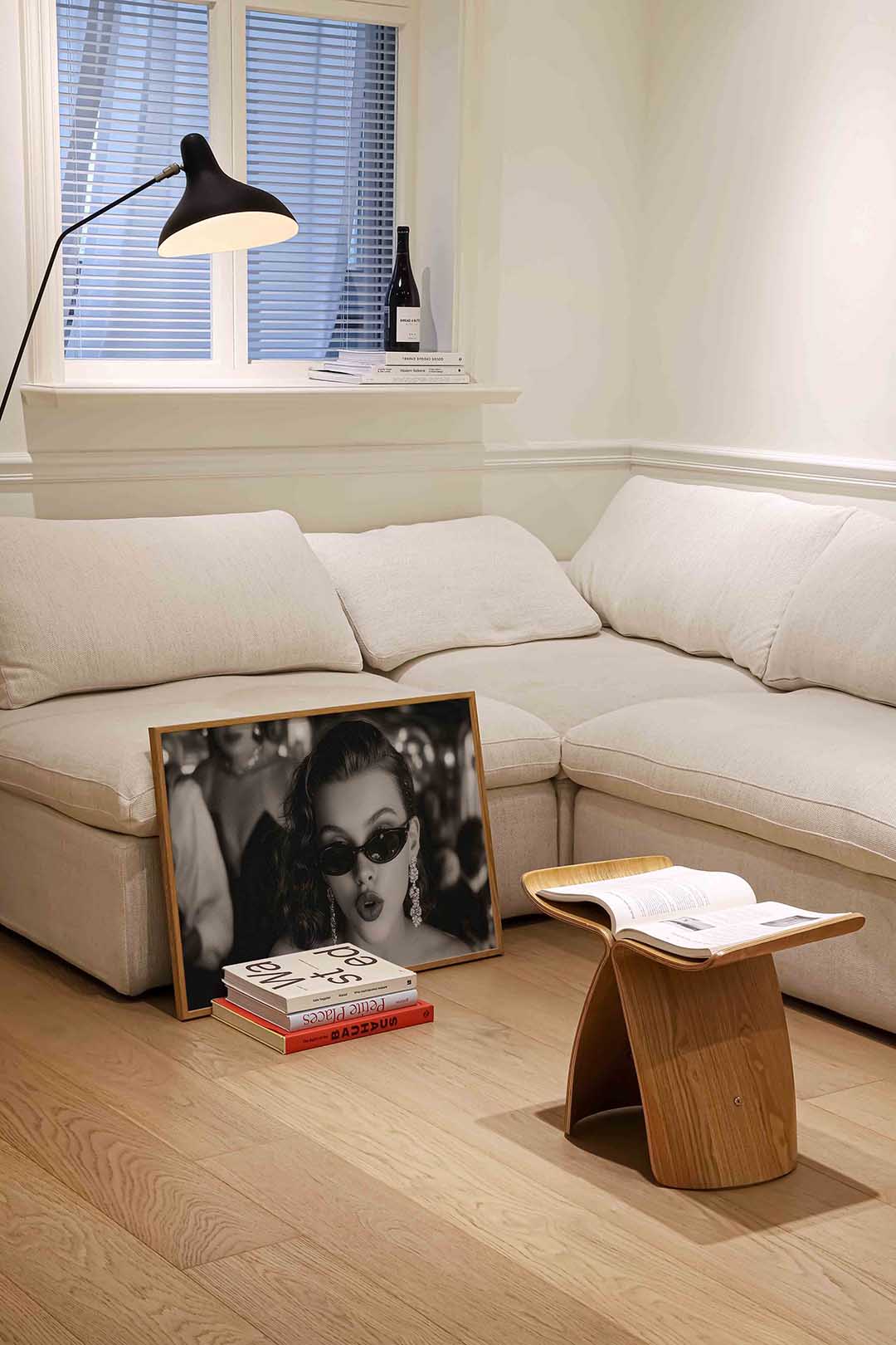 Vrouw met zonnebril Poster