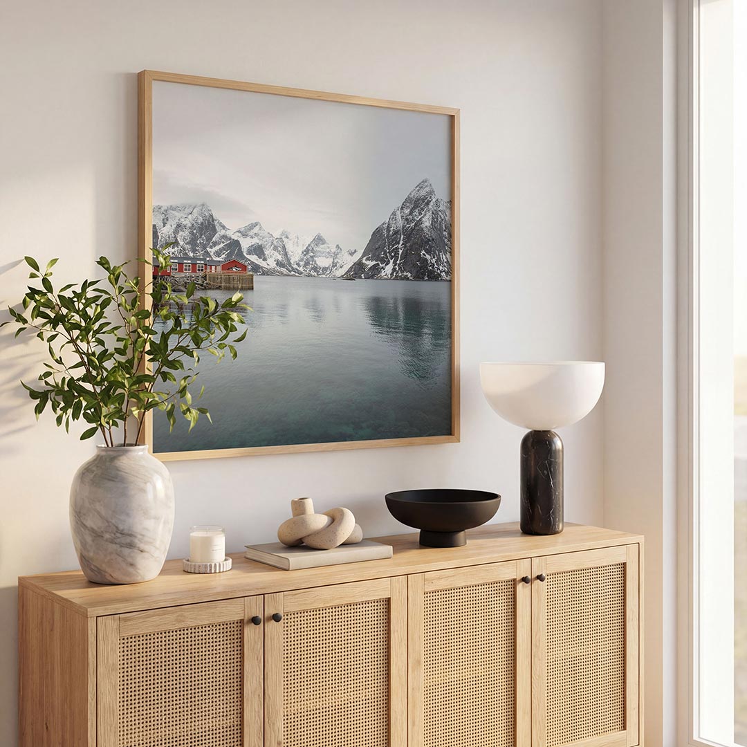 Bergen en meer Poster