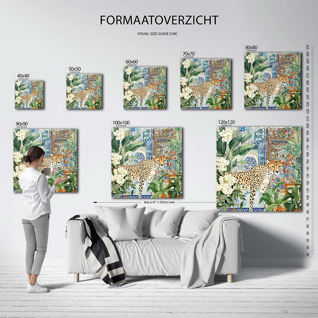 Exotische dierenwereld Kunstwerk