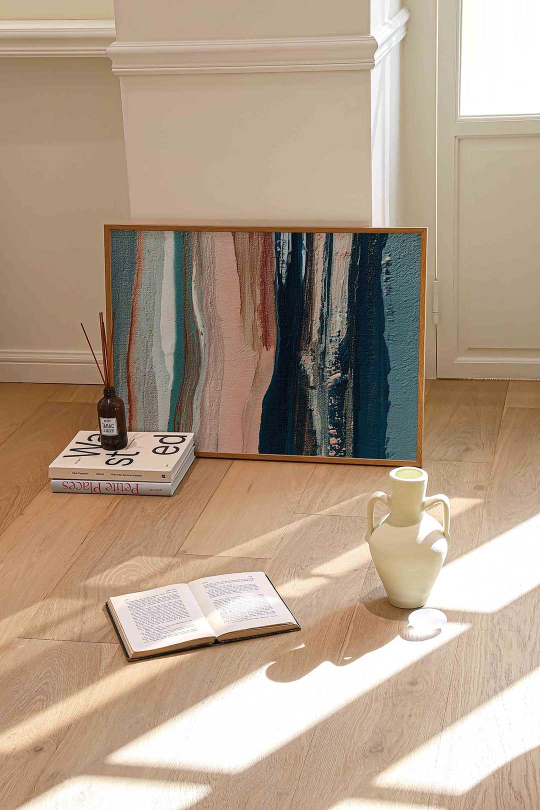 Abstracte strepen Poster