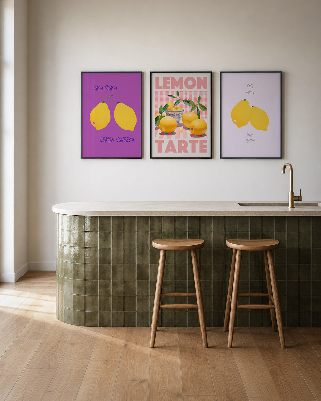 Citroen kleurenspel Posterset