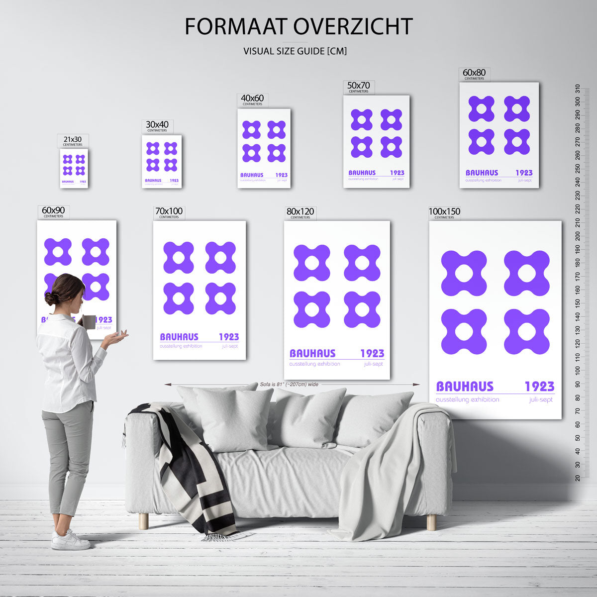 Vormen en vlakken Poster