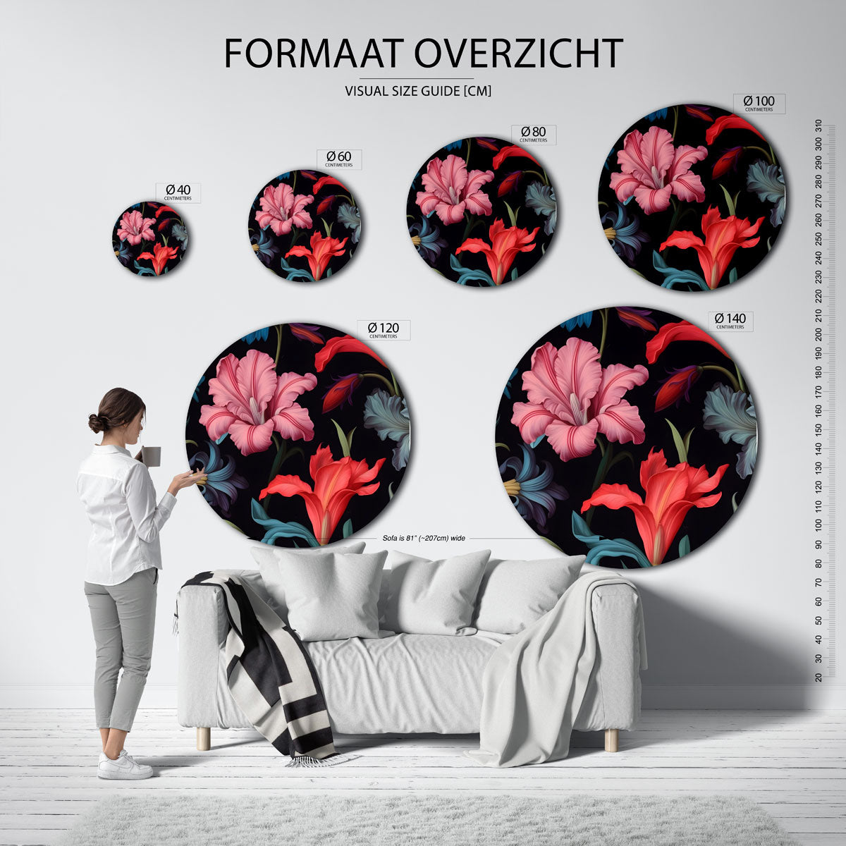 Bloemenpracht Muurcirkel