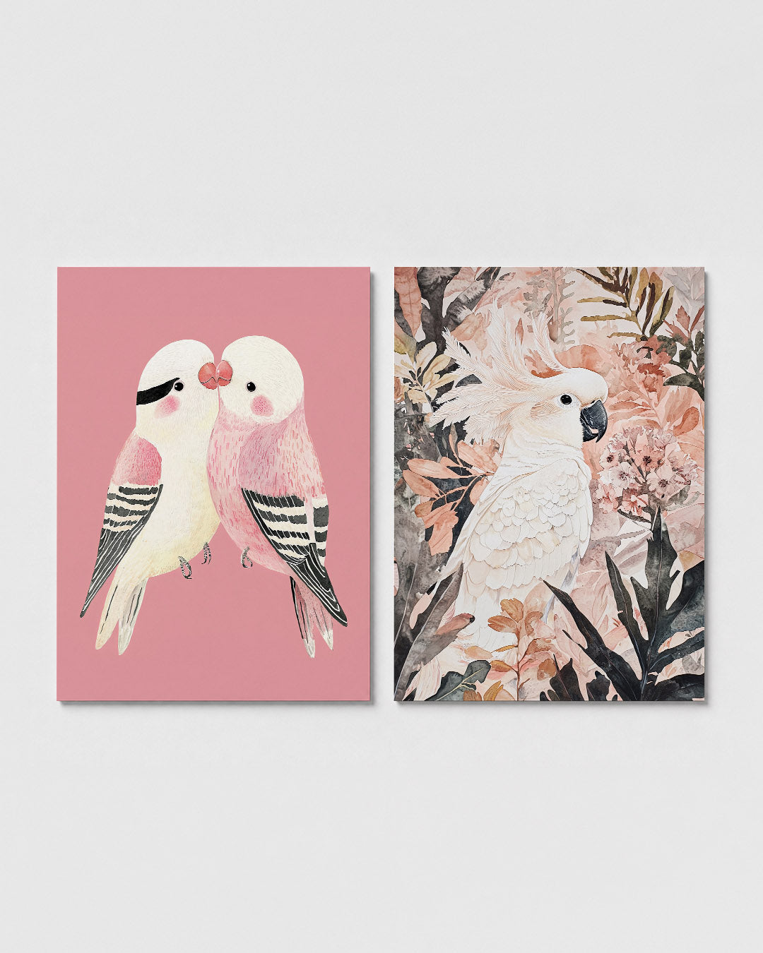 Vogels in harmonie Posterset