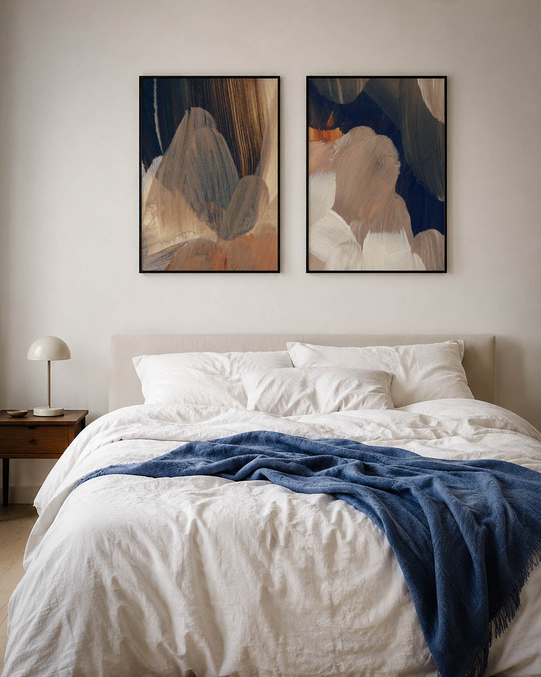 Vloeiende kleurvlakken Posterset