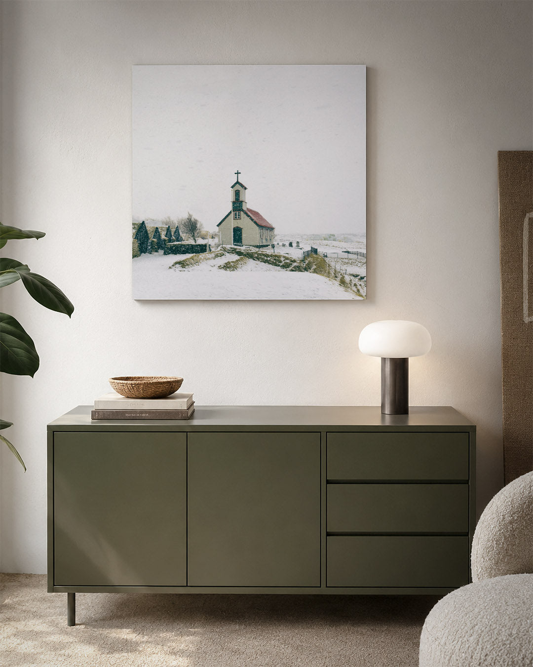 Winterse kapel Kunstwerk