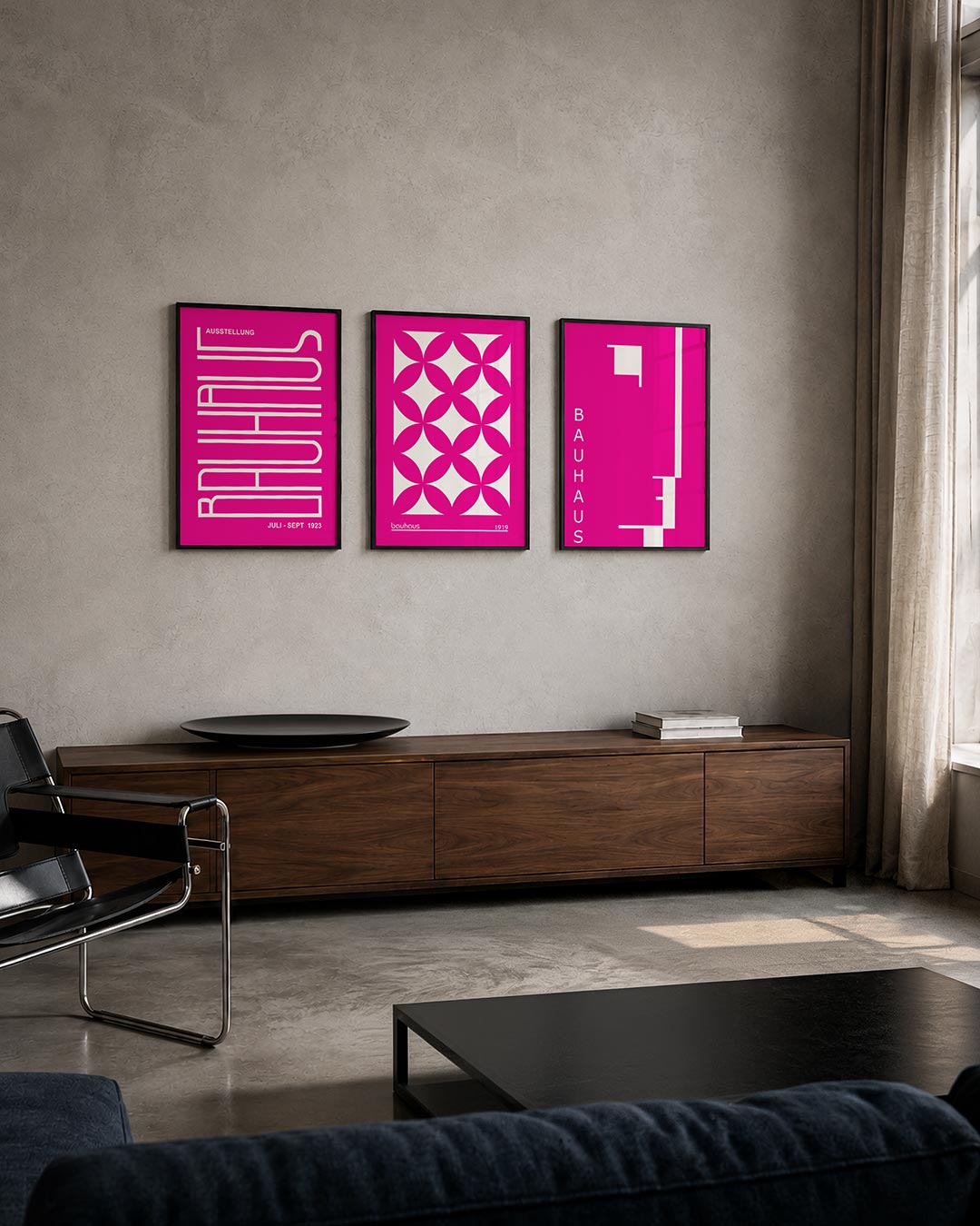 Lijnen en kleurvlakken Posterset