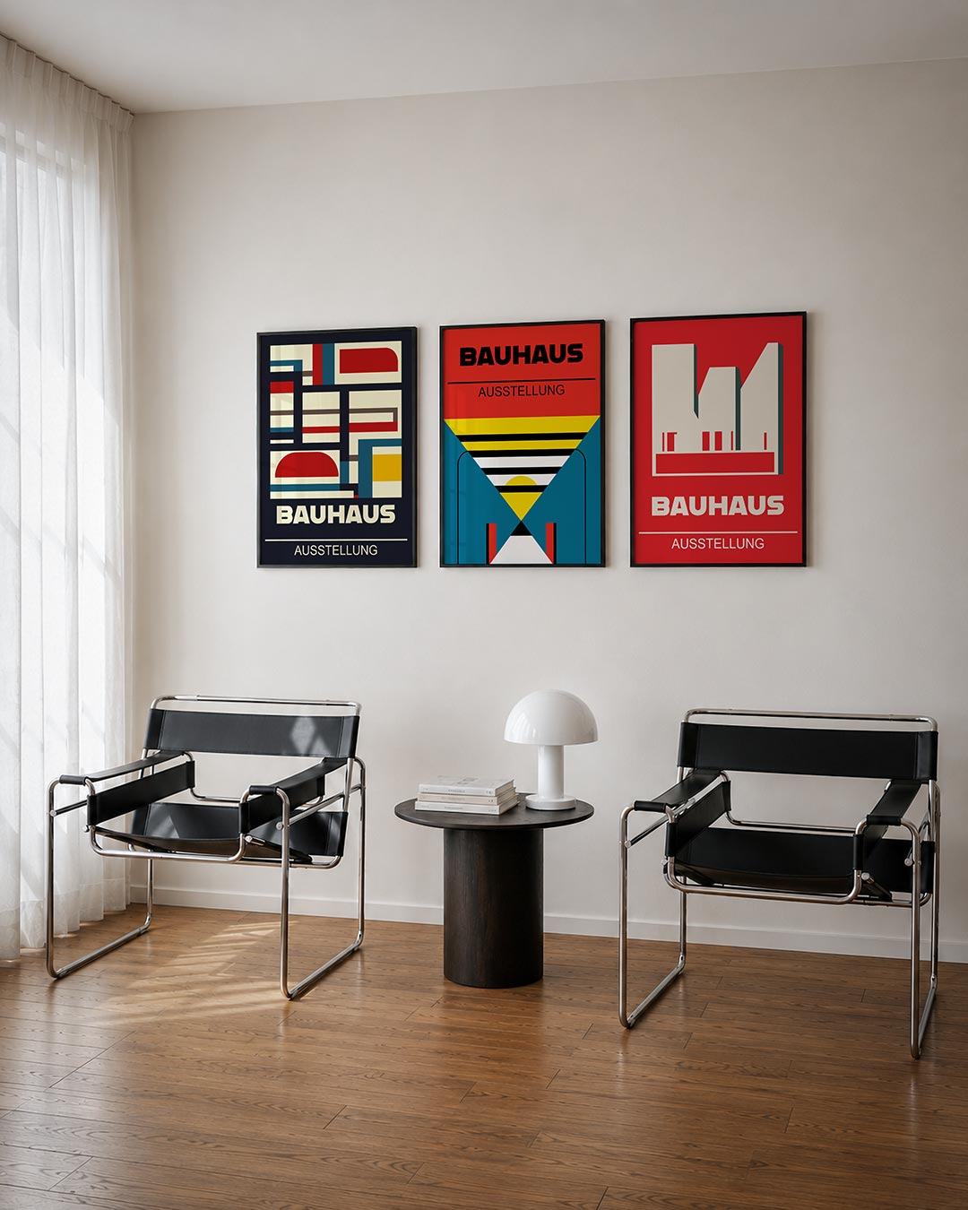 Kleurvlakken en lijnen Posterset