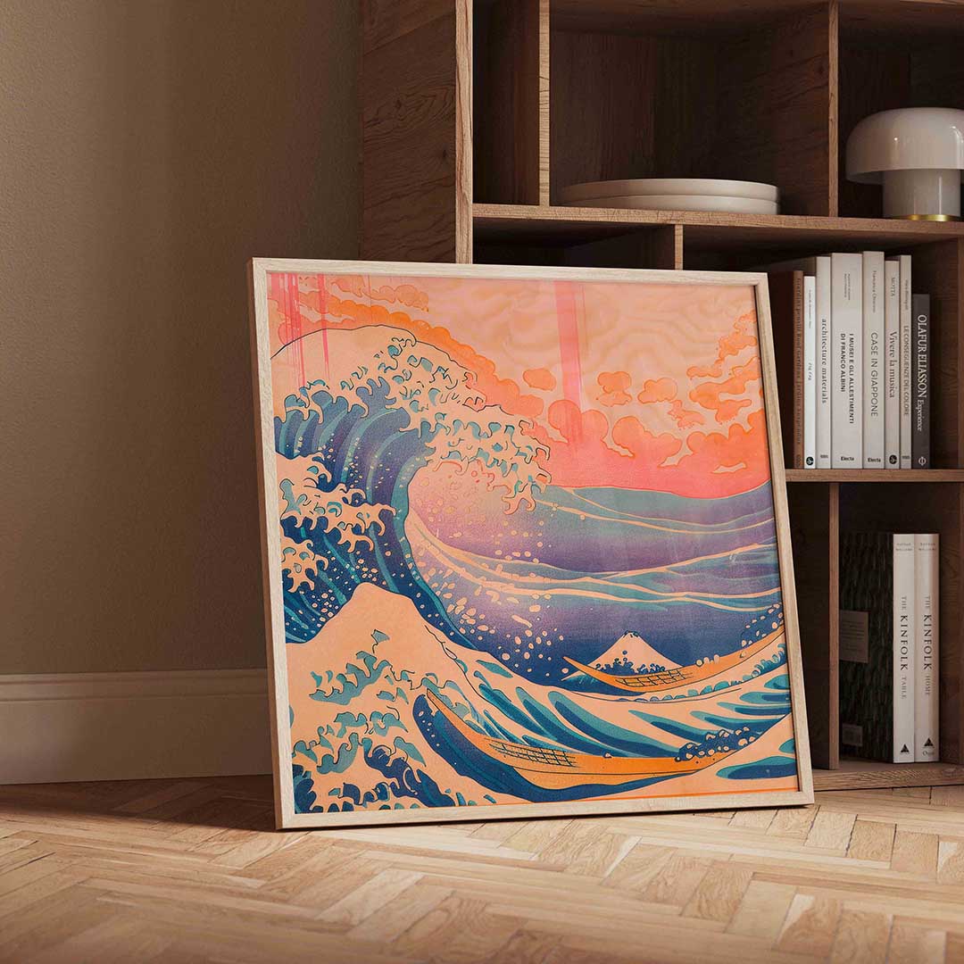 Golven en boten Poster