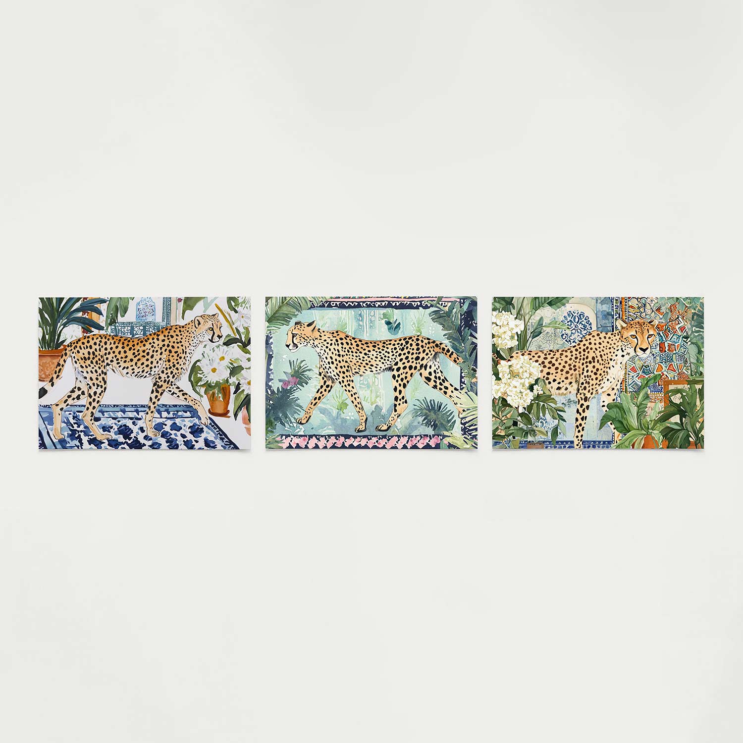 Dieren en patronen Posterset