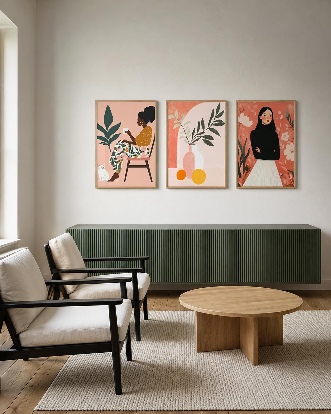 Kleurrijke rust Posterset