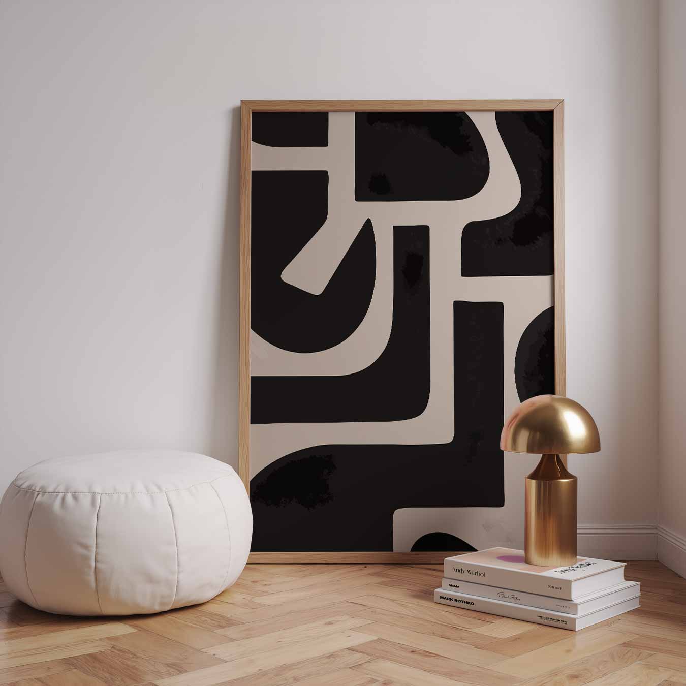 Retro Chic Abstracte Poster-WallArtistic