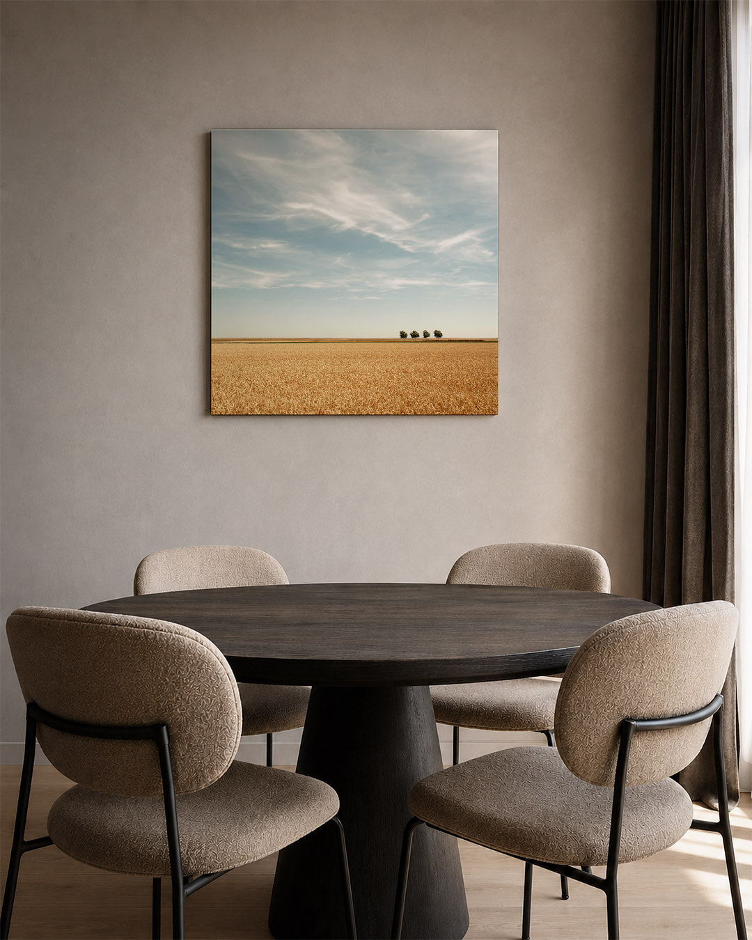 Rustige landschap weergave Kunstwerk