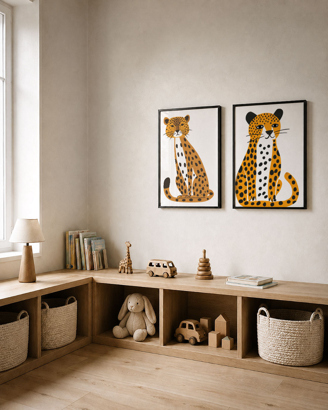 Vorm en vlekken Posterset