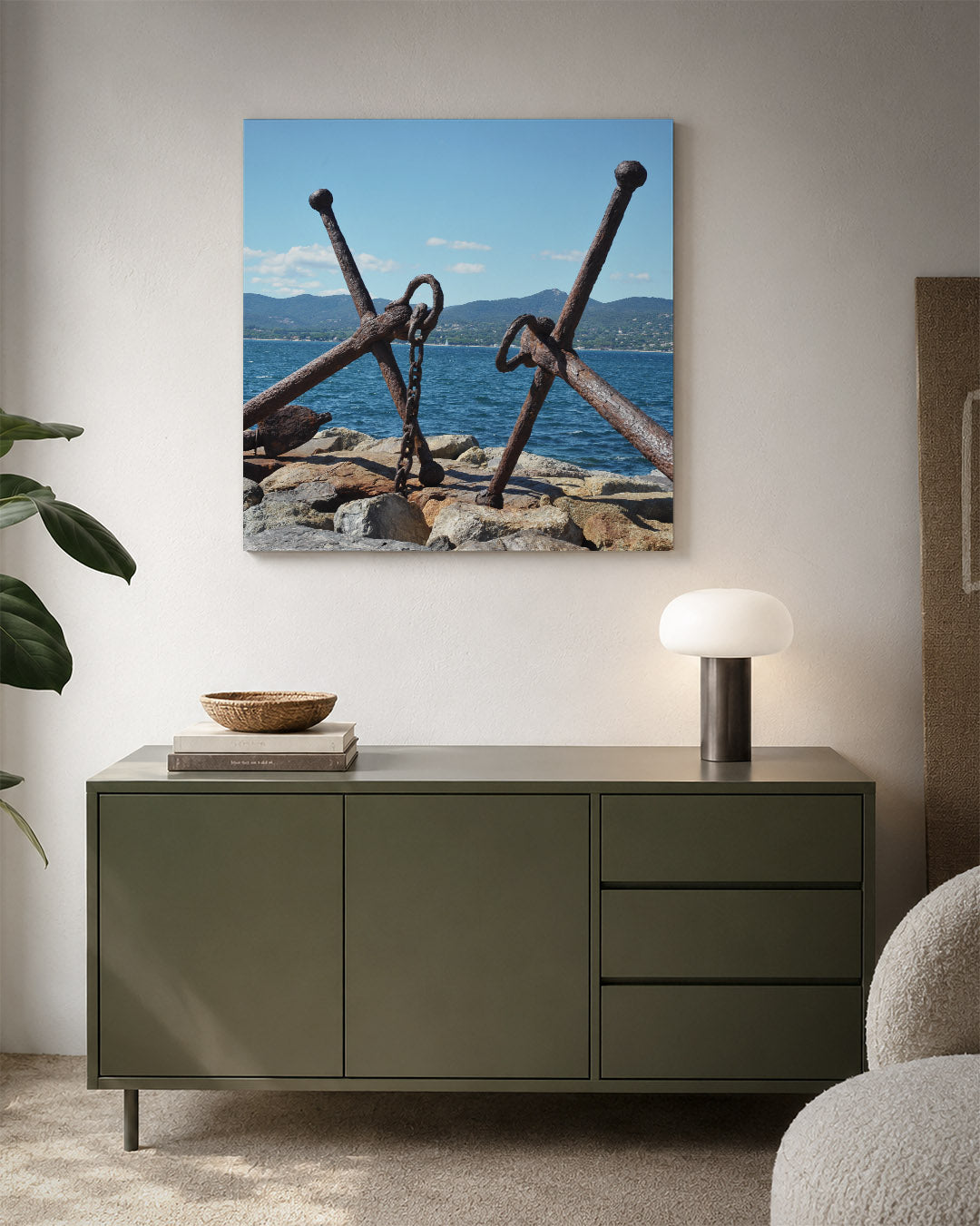 Ankers aan zee Kunstwerk