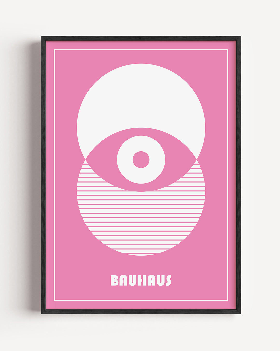 Cirkel en strepen Poster