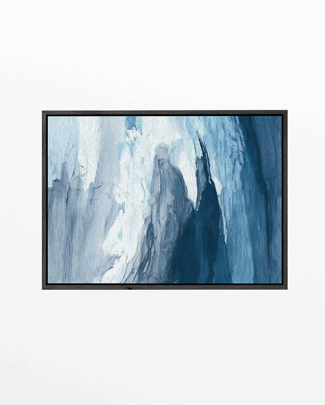 Dynamische blauwtinten Kunstwerk