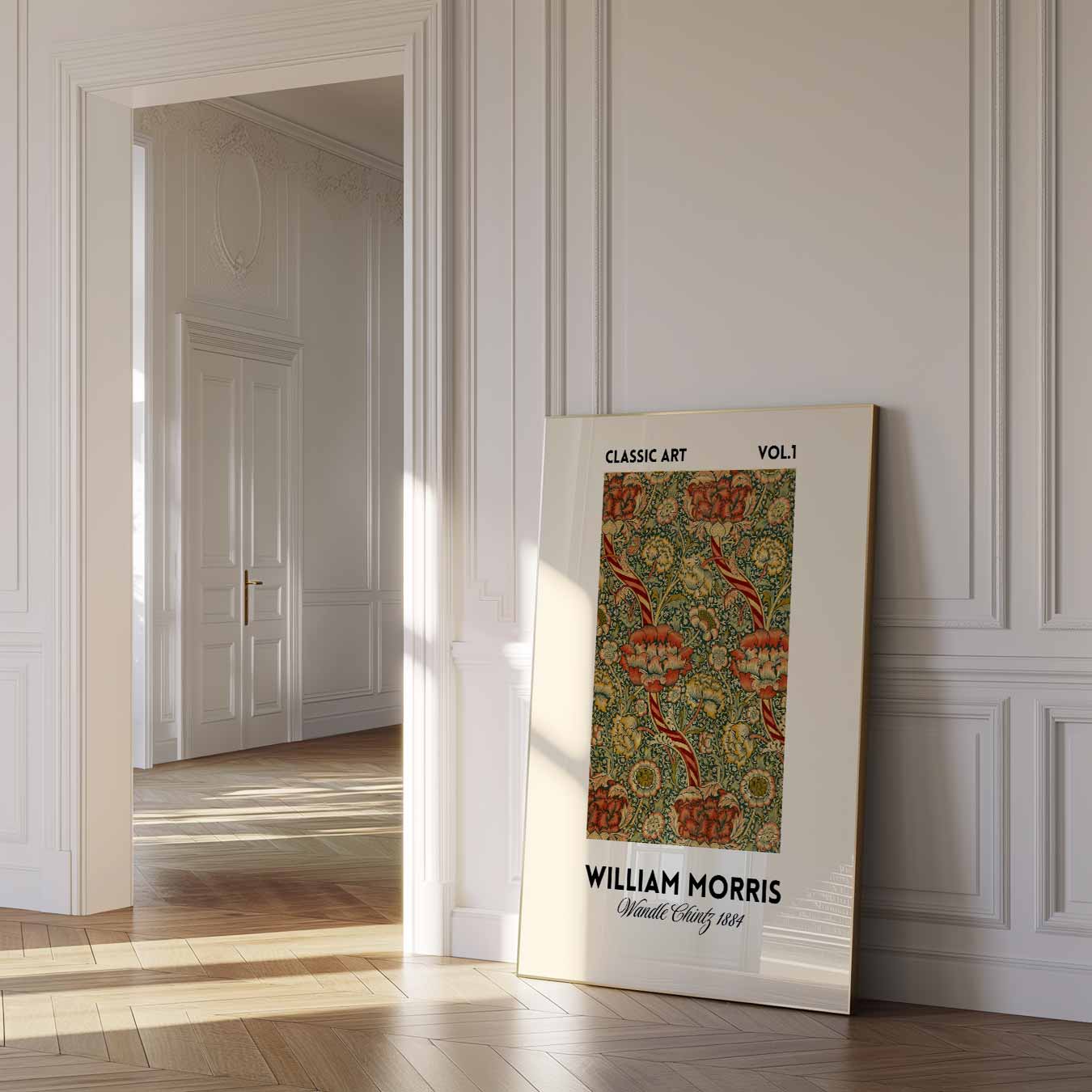William Morris Wild Tulip 1884 Poster II-WallArtistic