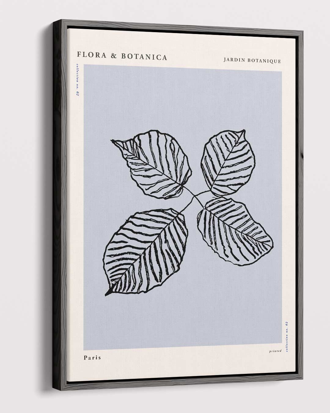 Botanische Bladeren Print Kunstwerk-canvas-dibond-plexiglas-wanddecoratie-WallArtistic