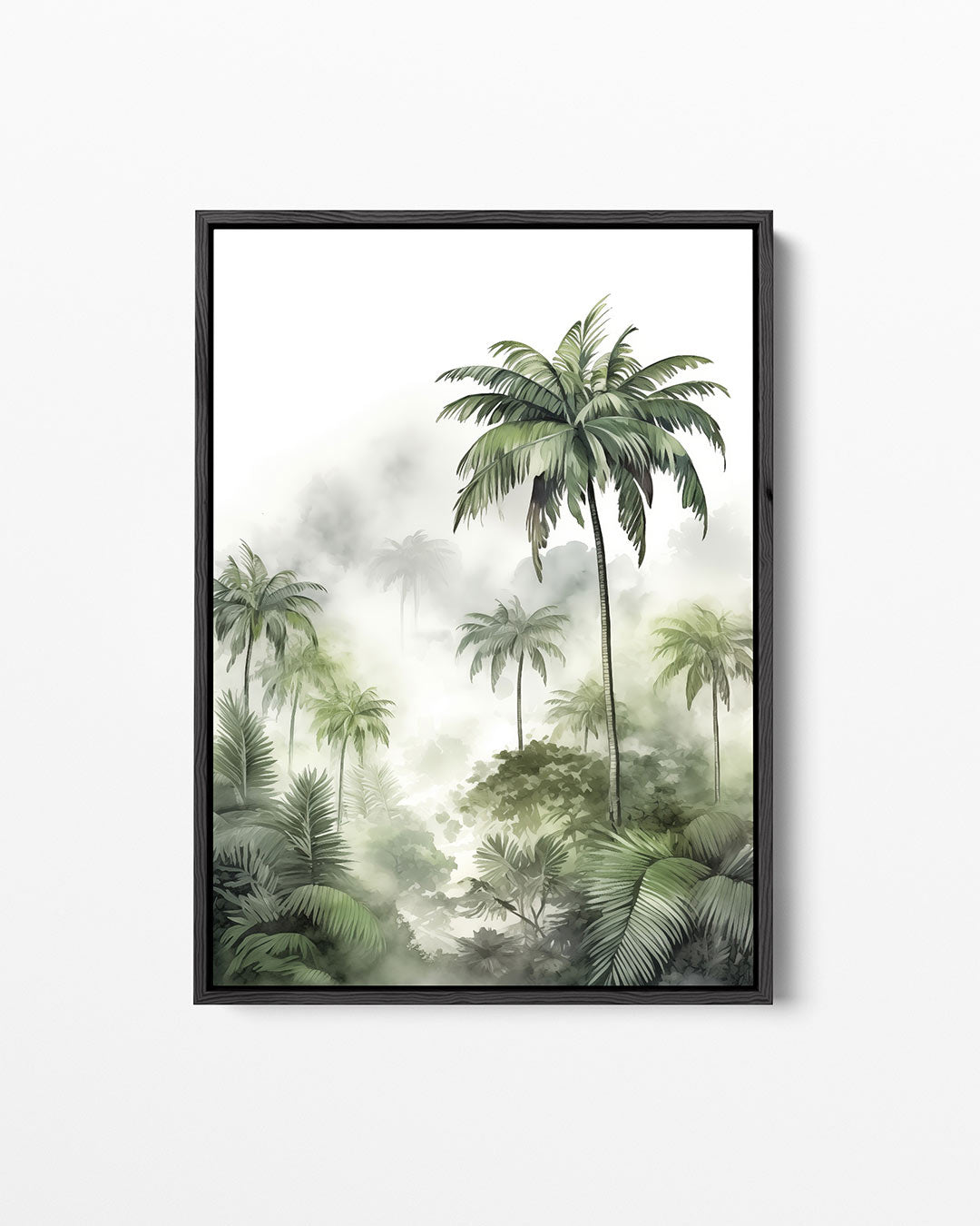Tropisch boslandschap Kunstwerk