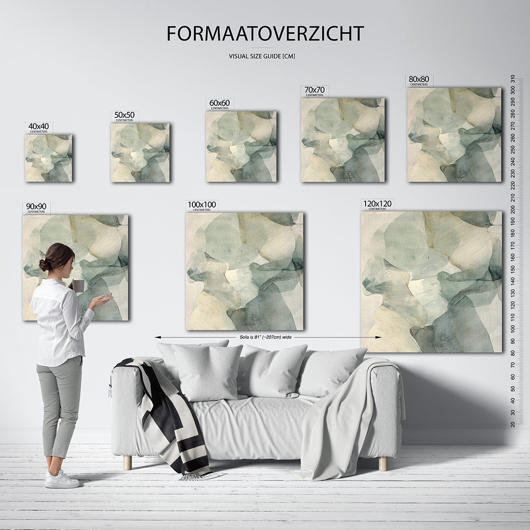 Organische vormen Kunstwerk