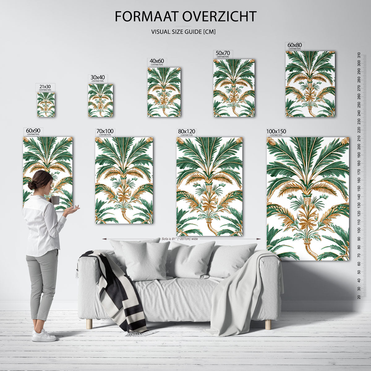 Groene bladeren Poster