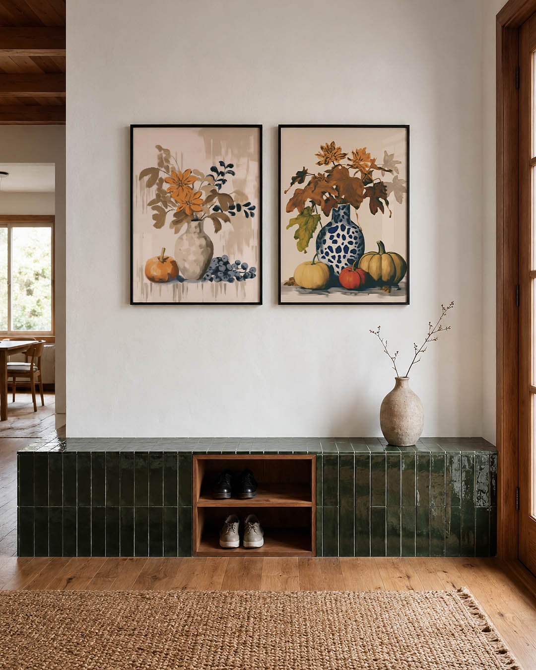 Bloem en vrucht Posterset