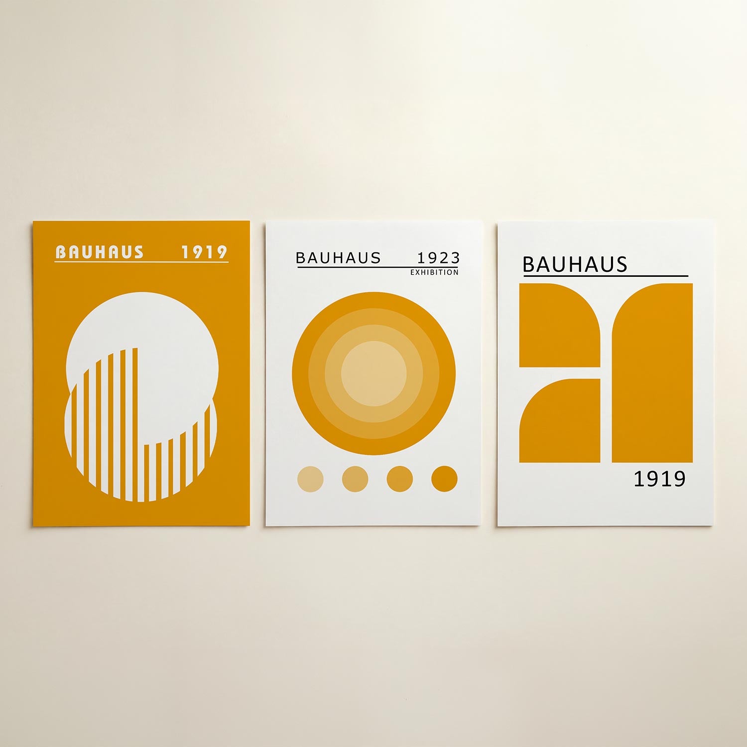 Cirkel en strepen Posterset