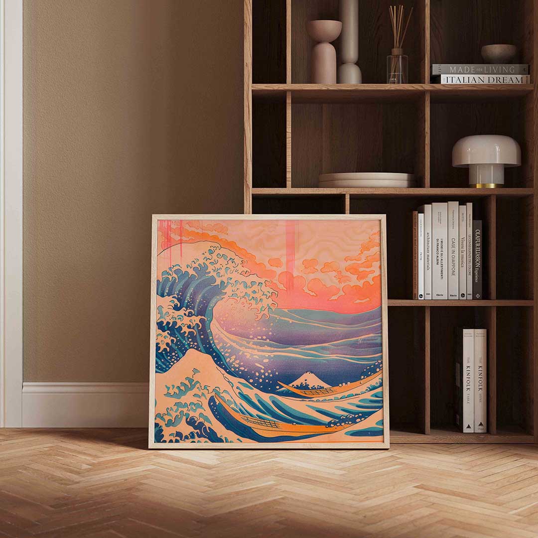 Golven en boten Poster