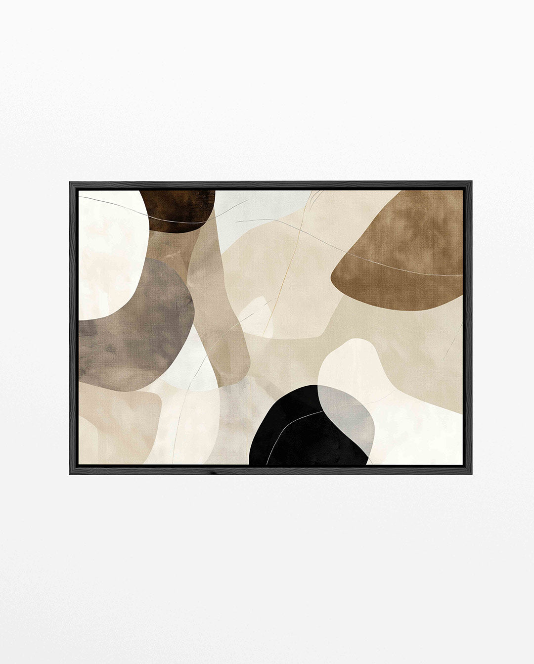 Organische vormen compositie Kunstwerk