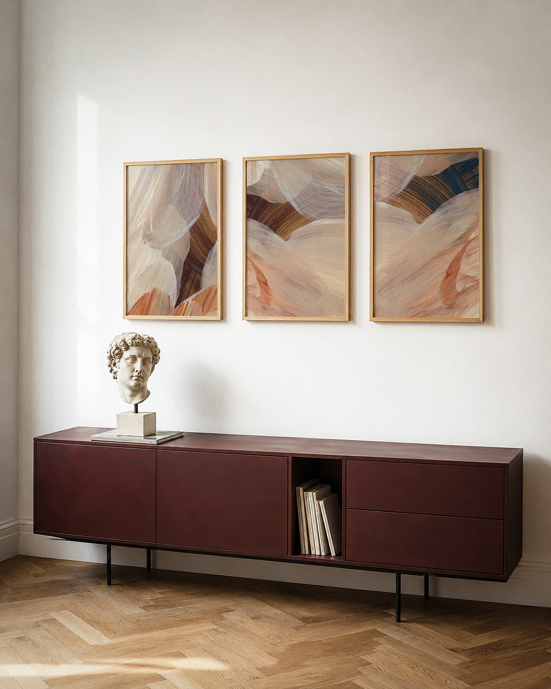 Zachte kleurvlakken Posterset