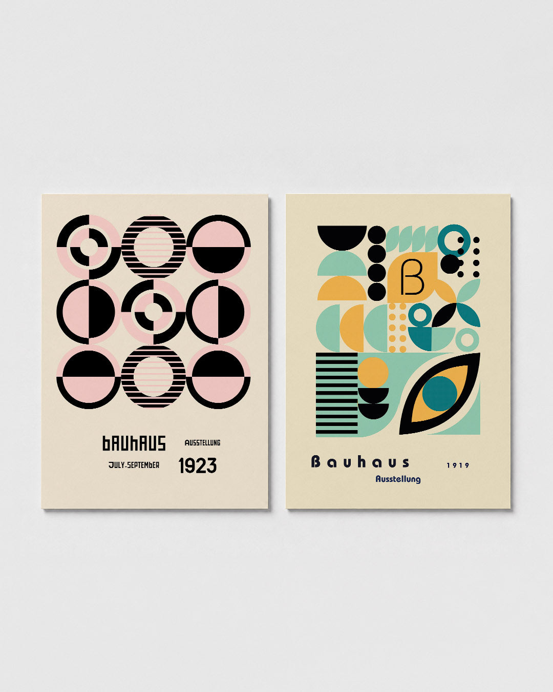 Cirkelpatronen en lijnen Posterset