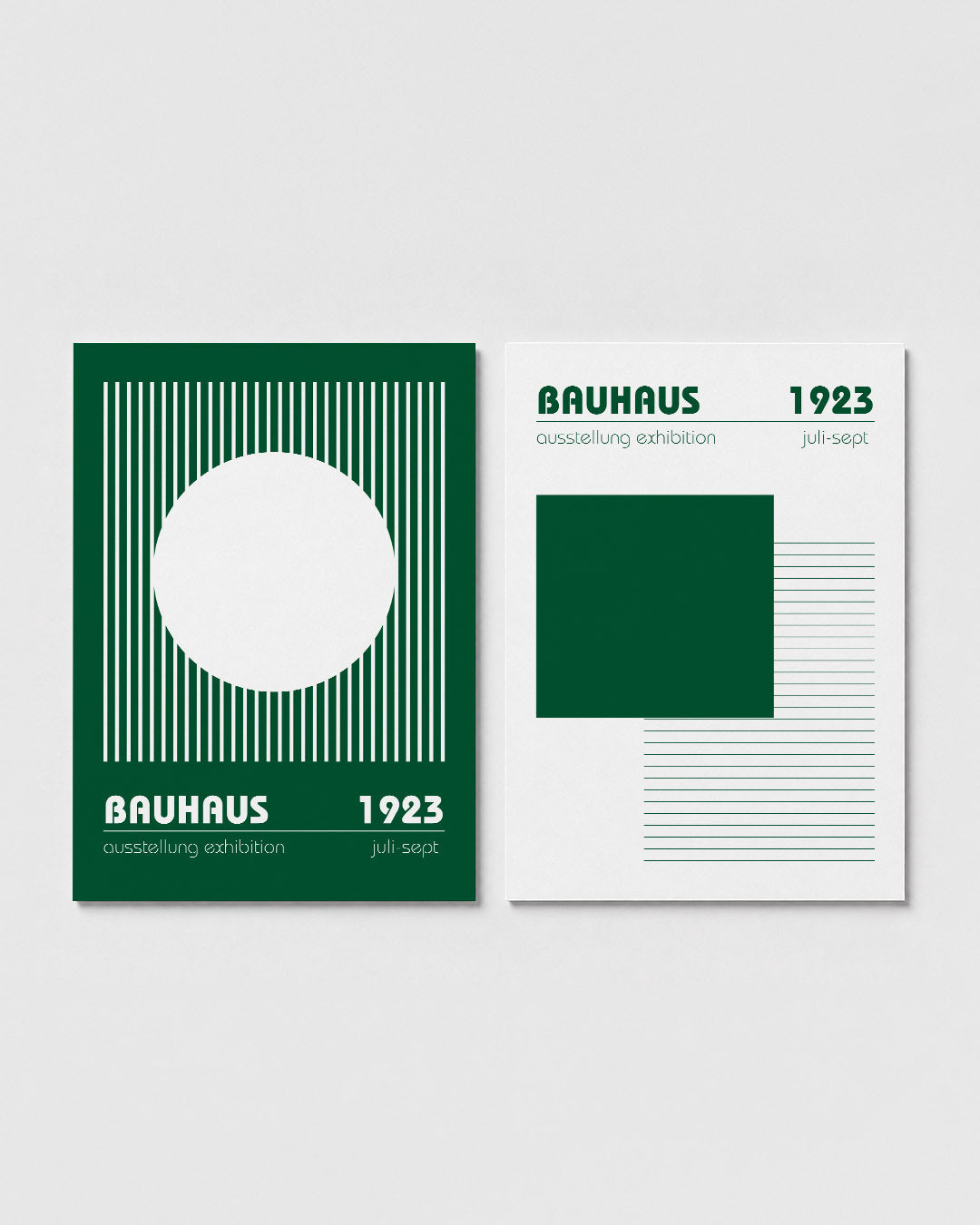 Lijnen en cirkel Posterset