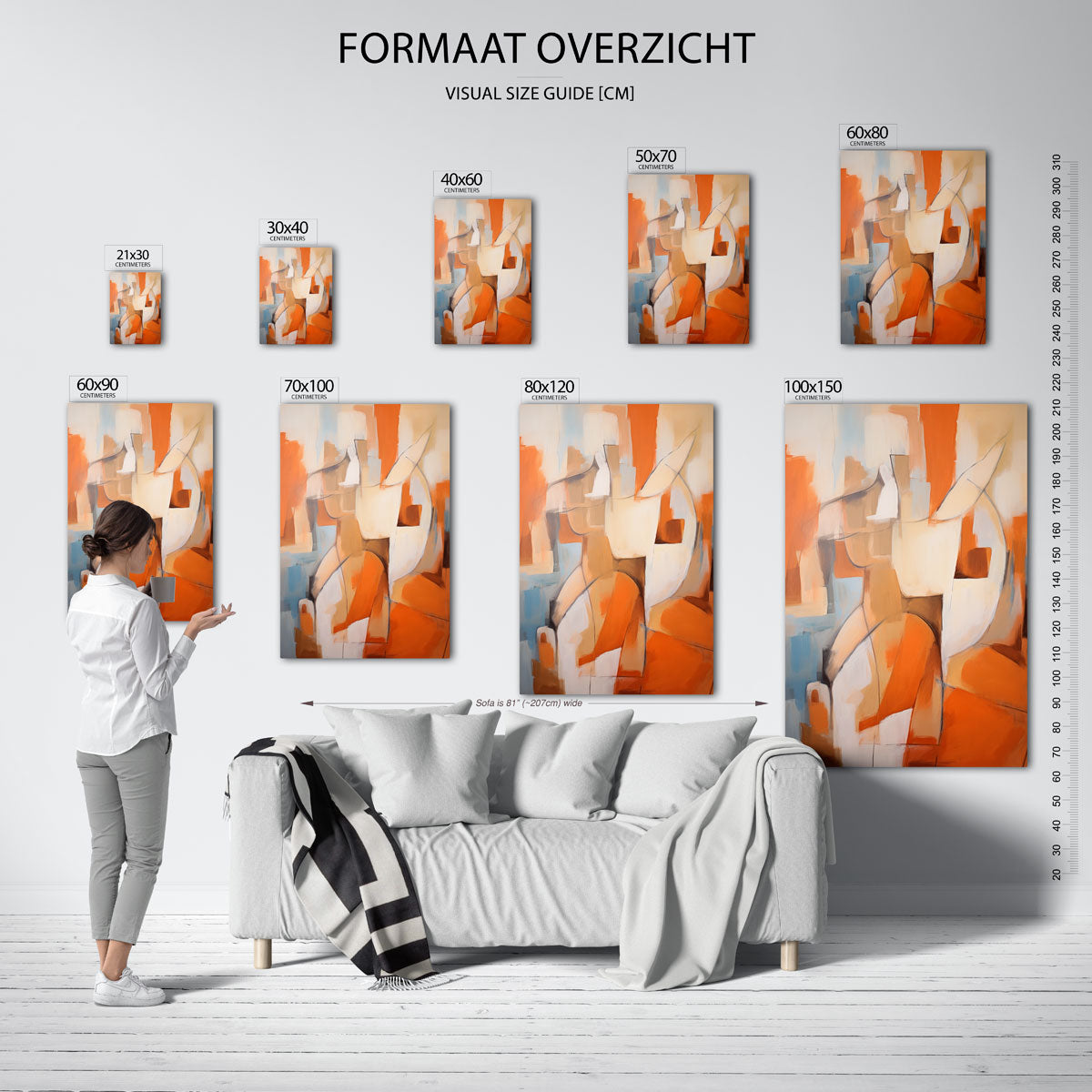 Abstracte vormen Poster
