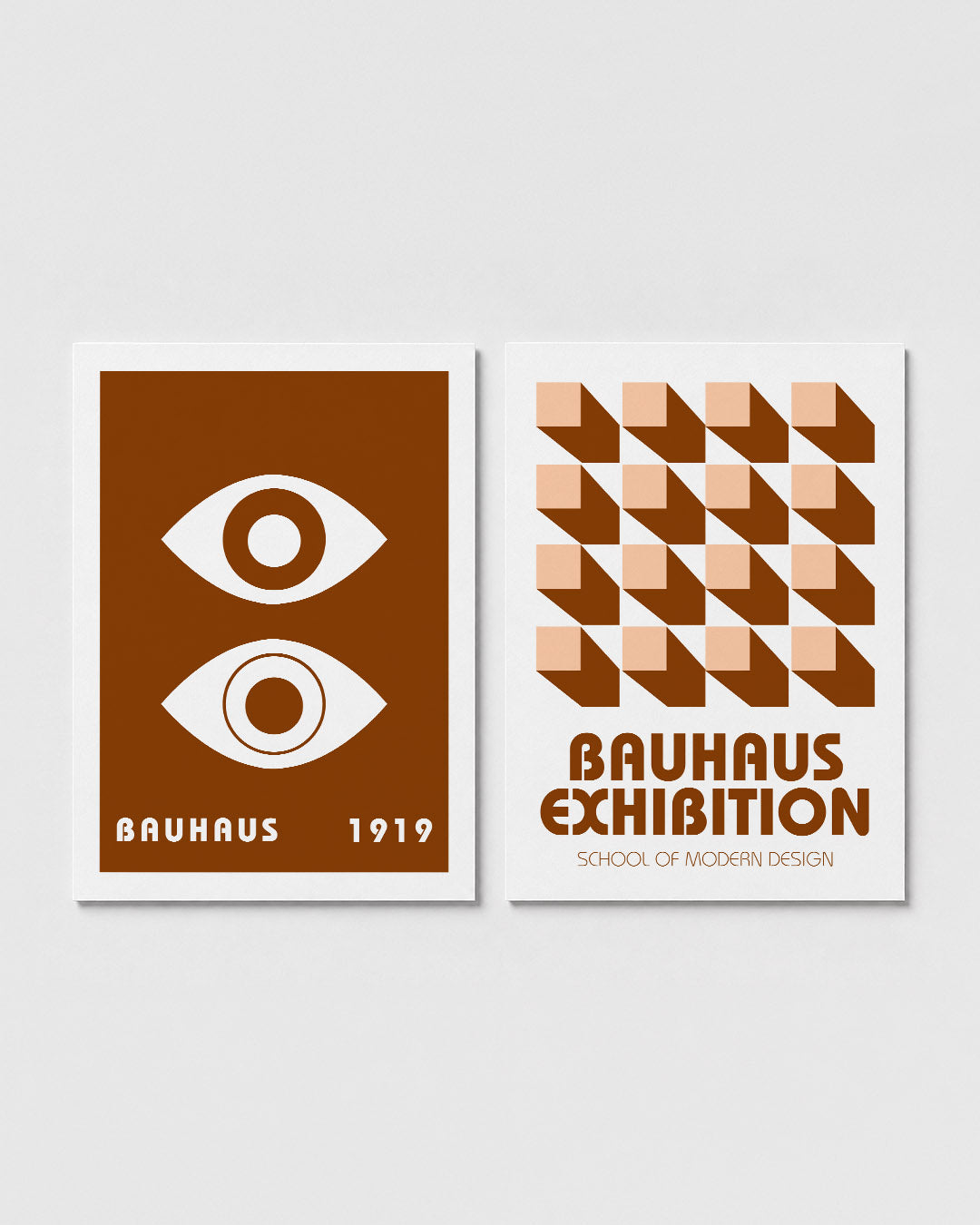 Oogvormen en lijnen Posterset
