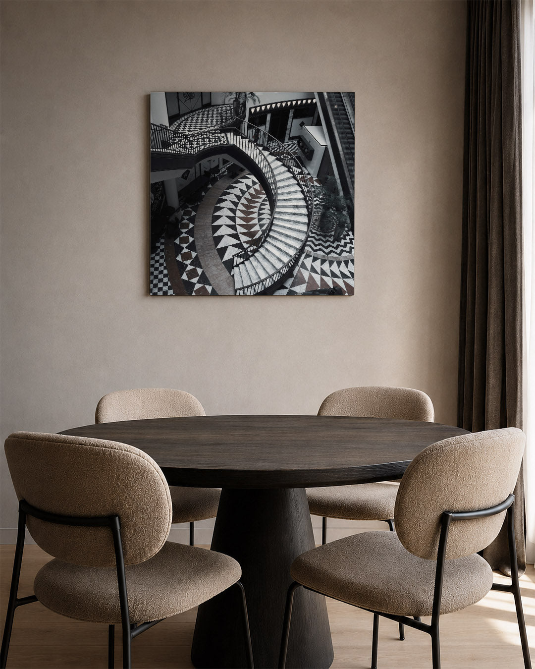 Geometrische trappen Kunstwerk
