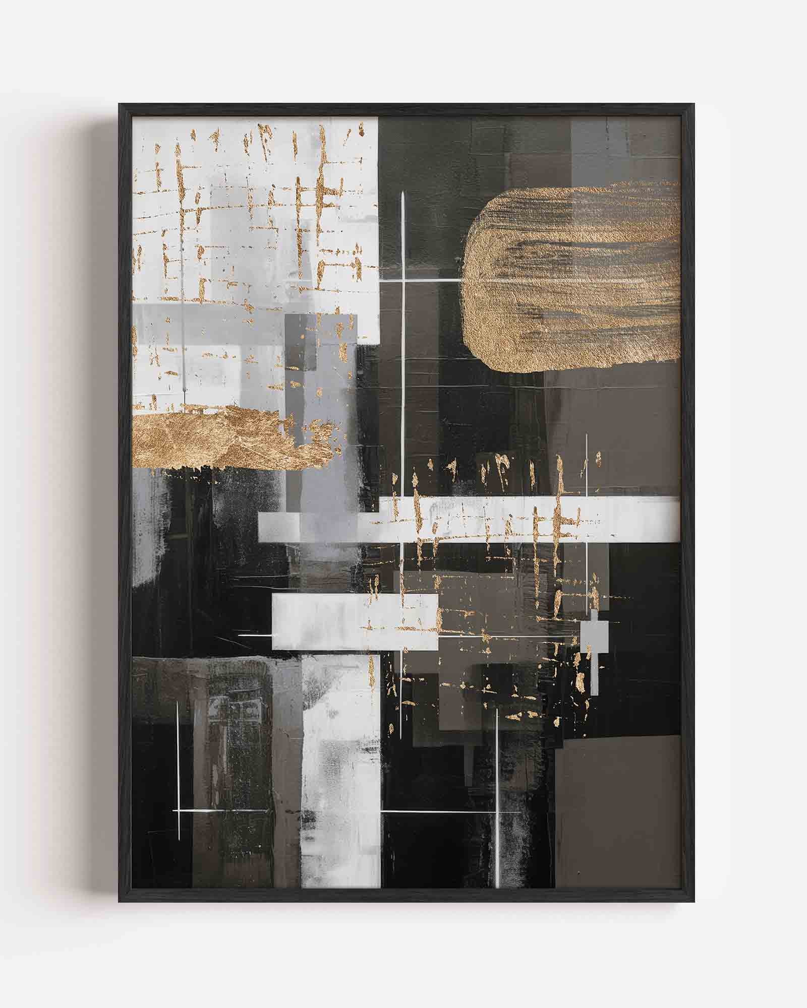 Abstracte geometrische vormen Poster