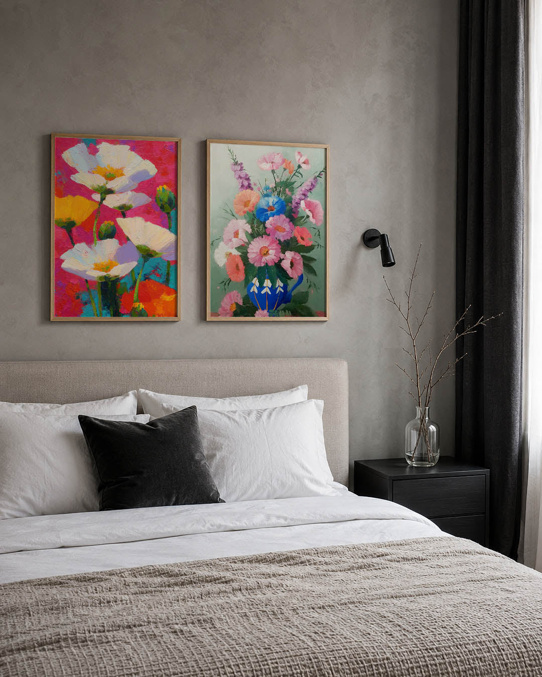 Bloemrijke kleurexplosie Posterset